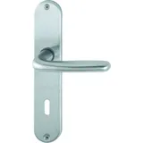 HOPPE Langschildgarnitur Cardiff E1850Z/302 Edelstahl grau