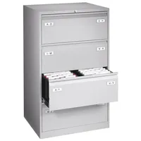 BISLEY Light Hängeregistraturschrank 80 x 62,2 x 132,1 cm lichtgrau