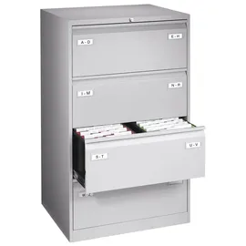 BISLEY Light Hängeregistraturschrank 80 x 62,2 x 132,1 cm lichtgrau