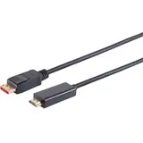 S-Conn DisplayPort-Kabel 1.4 4K 3 m Schwarz