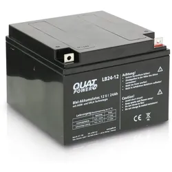 QUATPOWER Blei-Akkumulator LB24-12, 12 V-/24 Ah