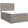 vidaXL Boxspringbett 140 x 200 cm Taupe