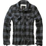 Brandit Textil Brandit Checkshirt Hemd schwarz/grau