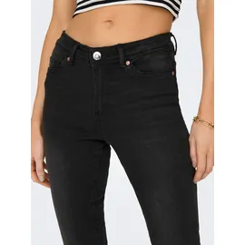 Only Wauw Skinny Jeans in verwaschen Schwarz-M-L32
