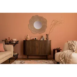KADIMA DESIGN Wandspiegel Rose 77 cm Gold