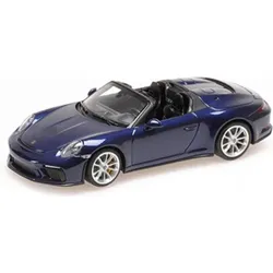 MINICHAMPS 1:43 PORSCHE 911 (991) SPEEDSTER - 2019 - BLUE METALLIC