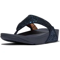 FitFlop Lulu Glitter Flip Flops Midnight Navy 40