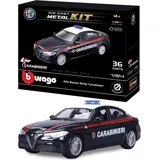 Burago 18-25128 - Alfa Romeo Giulia Carabinieri weiß 1:24