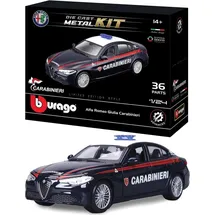 Burago 18-25128 - Alfa Romeo Giulia Carabinieri weiß 1:24