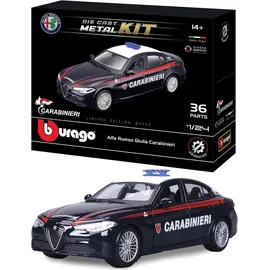 Burago 18-25128 - Alfa Romeo Giulia Carabinieri weiß 1:24