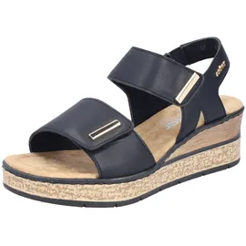 Rieker Keilsandaletten Damen Schwarz 40