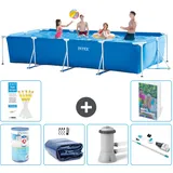 Rechteckiger Frame Pool - 450x220x84 Cm - 7-teilig  S27