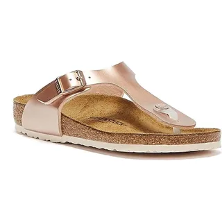Birkenstock Gizeh Electric Metallic Slippers Kinder - Rosa - 30