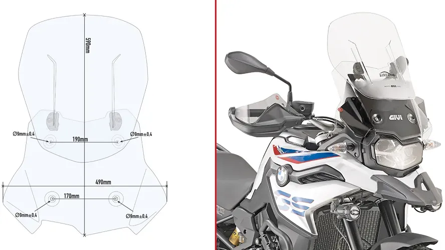 GIVI Windschild