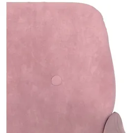 vidaXL Einzelsessel Samt 62 x 79 x 79 cm rosa
