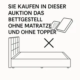 A&J MöbelLand TOM 120 x 200 cm Beige