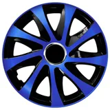NRM Radzierblenden Drift EXTRA blau/schwarz 14 Zoll 4er Set