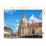 Calvendo Puzzle Die Frauenkirche in Dresden 1000 Teile Lege-Größe 64 x 48 cm Foto-Puzzle für glückliche Stunden