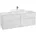 V B Waschtischunterschrank 160x60 3cm Abd Pl wh m wh m Lac