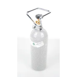2,0 Kg CO2-Stahlflasche: Frische Kohlensäure für Aquaristik mit mindestens 9 Jah...