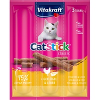 Vitakraft Cat-Stick mini Geflügel & Leber 3 x 6