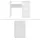 ML-Design Schreibtisch mit 3 Schubladen, 90x76x50 cm, Weiß, Schubladenfronten in Hochglanz, viel Stauraum, Arbeitstisch Bürotisch Computertisch Homeoffice
