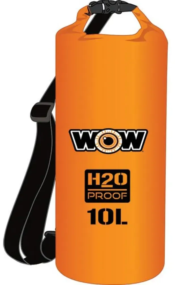 Wow Stuff Wasserdicht Mit Schultergurt Trockensack 10l - Orange - One Size