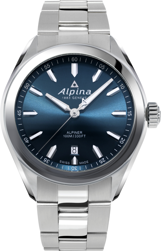 Alpina Alpiner Collection Alpiner Quartz AL-240NS4E6B Sonderangebot - blau,silber - 42mm