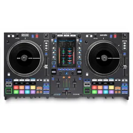 RANE SYSTEM ONE All-in-One Standalone DJ Controller mit Motorplatters und Engine DJ OS, nahtloses Mixen auf 2 Decks, Stems FX, Serato DJ Pro, XLR-Ausgänge