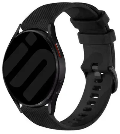Strap-it Gard Pro Health 4 smartwatch Armband Silikon 'Premium' für Gard Pro Health 4 Smartwatch - Schwarz - Schnallenverschluss