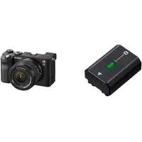 Sony Alpha 7C Spiegellose E-Mount Vollformat-Digitalkamera ILCE-7C (24,2 MP, 7,5cm (3 Zoll) Touch-Display, Echtzeit-AF) inkl. SEL-2860 - Schwarz + NPFZ100 Akku
