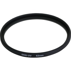 Dörr UV Filter DHG 62mm (62 mm, UV-Filter), Objektivfilter, Schwarz
