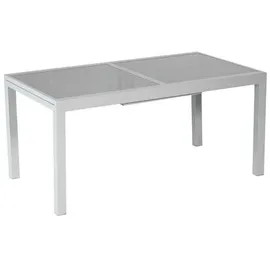 Merxx Amalfi Set 7-tlg. Tisch 200 x 90 cm inkl. Stapelsessel schwarz