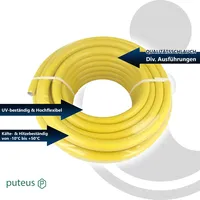 PUTEUS Gartenschlauch 25,0 m gelb