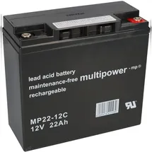 Multipower MP22-12C Blei Akku 22000 mAh 1 St.