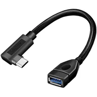 Logilink USB-C auf USB-A Adapter 0,2 m Schwarz