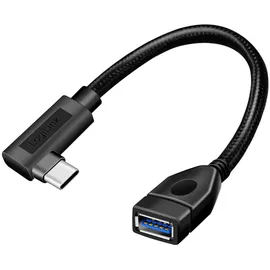 Logilink USB-C auf USB-A Adapter 0,2 m Schwarz
