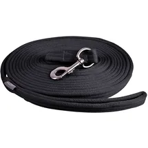 QHP Softlonge Longierleine 1 Stück Schwarz