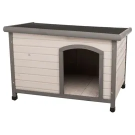 Trixie Hundehütte Classic 104 x 72 x 68 cm Holz/Kunststoff Grau