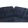 Lounge Collection Wohnlandschaft Mikrofaser blau