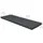 Beautissu Bankauflage 150 x 48 x 5 cm grau 1 St.