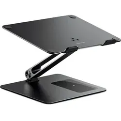 Alogic Elite Aluminum Laptop Stand Wireless Charger Black