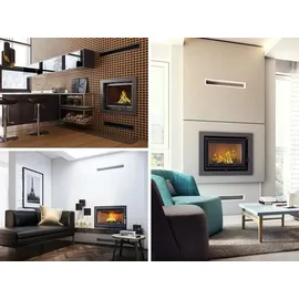 Kratki LUCY Kamineinsatz Stahl Schwarz