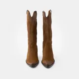 Paul Green Stiefel 8115-046, Rauleder, braun, Damen EU / 4 UK
