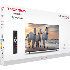 Thomson 43UA5S13 Fernseher 109,2 cm 43 Zoll EEK F (A - G) DVB-C, DVB-S, DVB-S2, DVB-T, DVB-T2, UHD, WLAN,