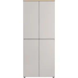 Germania Lissabon Aktenschrank 80 x 40 x 197 cm braun