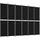 vidaXL Paravent Schwarz 300x220 cm Stoff