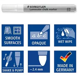Staedtler Kreidemarker 8 St. mehrfarbig