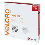 VELCRO® ® Klettband zum Aufnähen, Haken &, Flausch 20mm x 25m Weiß Installation / Reinigung und