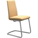 Stressless® Polsterstuhl Laurel, Low Back, Größe M, mit Beinen aus Stahl in Chrom glänzend blau